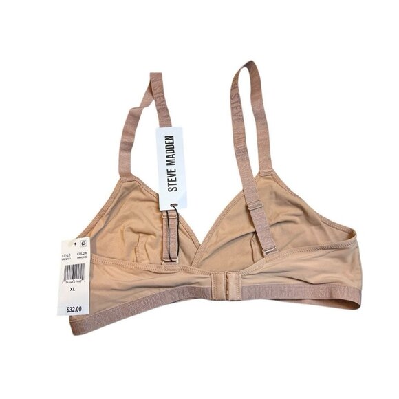 Steve Madden Women's Triangle X-Back Lounge Bra SM12151 Praline Size XL NWT - Picture 3 of 7